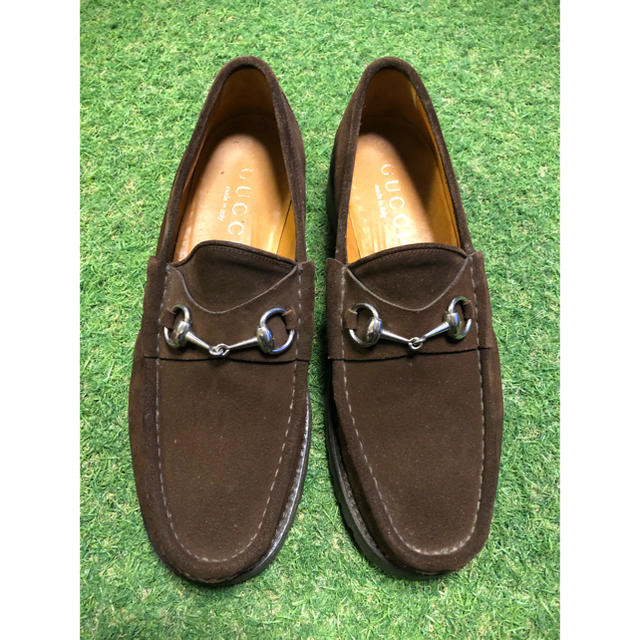 GUCCIビットモカシングッチ茶ブラウン43.5 28.5㎝ - www