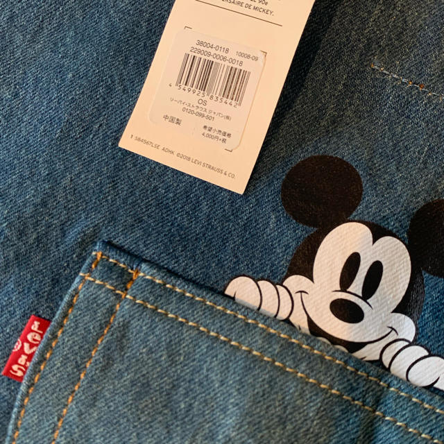 Levi's(リーバイス)の【未使用】Levi's×Mickey Mouse コラボデニムトートバッグ レディースのバッグ(トートバッグ)の商品写真