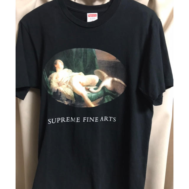 Supreme(シュプリーム)のSupreme Leda And The Swan Tee ブラック　sサイズ メンズのトップス(Tシャツ/カットソー(半袖/袖なし))の商品写真