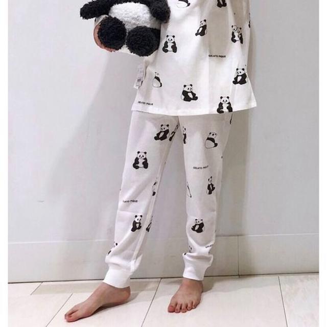 gelato pique - ジェラートピケ 正規品 HALLOWEEN限定 パンダワッフルロングパンツ