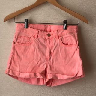 エイチアンドエム(H&M)のH＆M ショートパンツ サーモンピンク 150サイズ(パンツ/スパッツ)