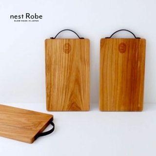 ネストローブ(nest Robe)の新品 nest robe✨ネストローブロゴ焼印 ノベルティー カッティングボード(テーブル用品)