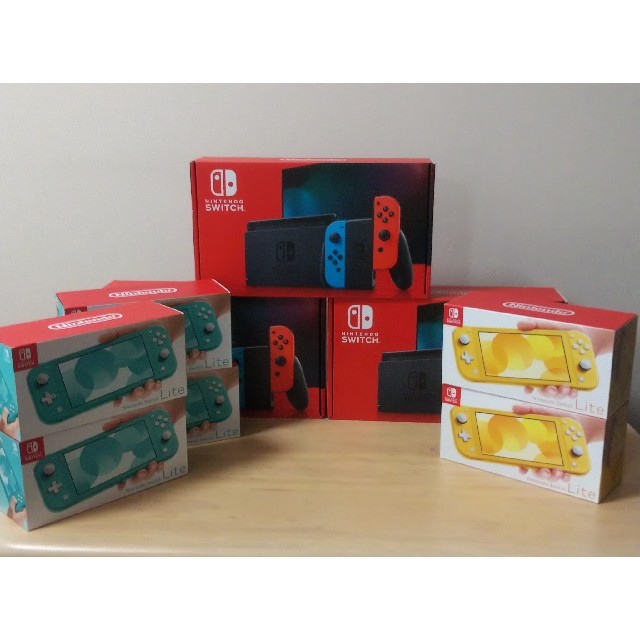 素晴らしい品質 Nintendo Switch - 【新品・未使用】switchネオン 3台