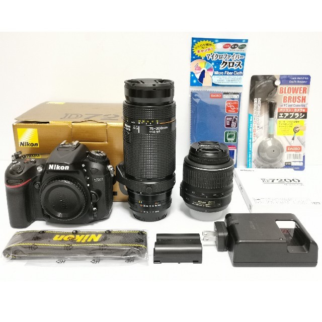 Nikon - Nikon D7200 標準&望遠レンズセットの通販 by alice123's shop｜ニコンならラクマ