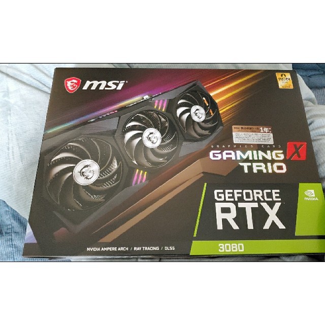 msi rtx3080 gaming x trio スマホ/家電/カメラのPC/タブレット(PCパーツ)の商品写真