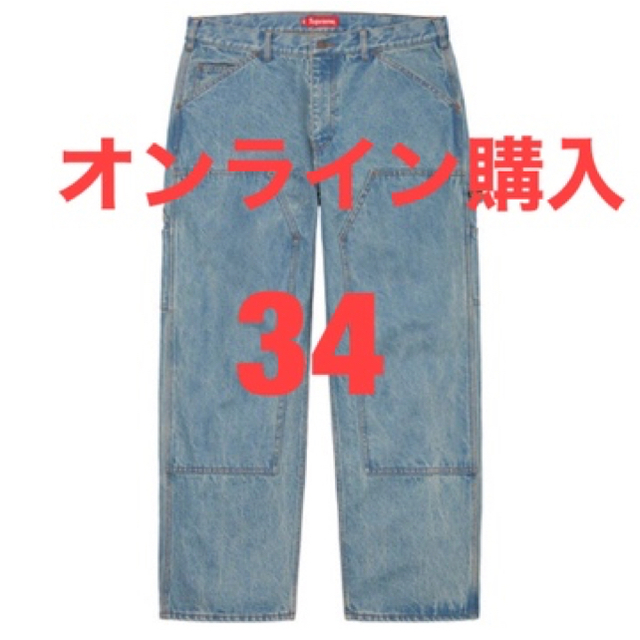 20aw supreme Double Knee Denim Painter