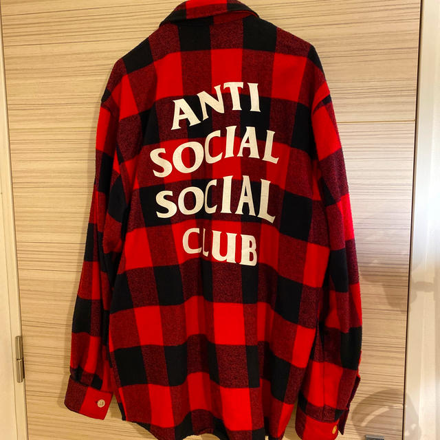 ANTI(アンチ)の美品人気送料込み アンチソーシャルソーシャルクラブネルシャツJK M メンズのトップス(シャツ)の商品写真