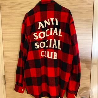 アンチ(ANTI)の美品人気送料込み アンチソーシャルソーシャルクラブネルシャツJK M(シャツ)