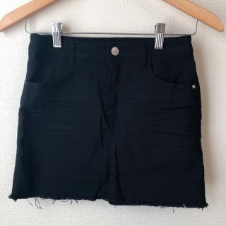 エイチアンドエム(H&M)のH＆M ブラックミニスカート 女の子 150サイズ(パンツ/スパッツ)