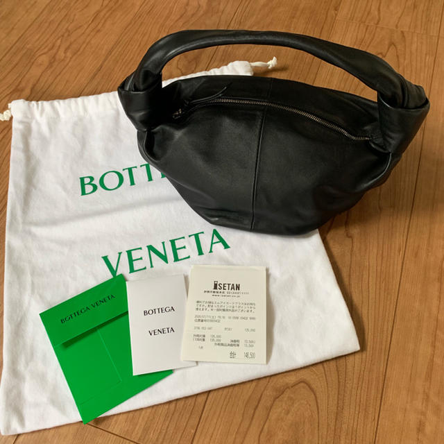 レディースBOTTEGA VENETA ミニバッグ ブラック ボッテガ 新宿伊勢丹購入