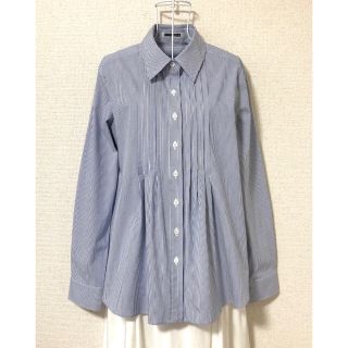 エムプルミエ(M-premier)の【おまとめ取引】M−PREMIER 2WAYカシュクール ストライプシャツ(シャツ/ブラウス(長袖/七分))