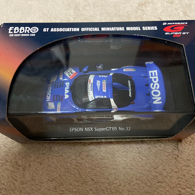 EBBRO　SUPER GT　EPSON NSX　１/43ミニカー　 エンタメ/ホビーのおもちゃ/ぬいぐるみ(ミニカー)の商品写真