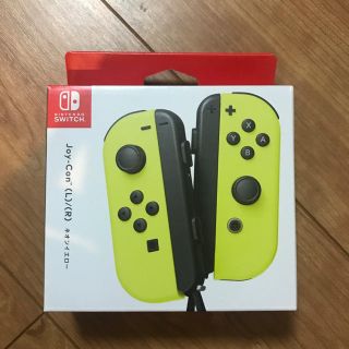 ニンテンドースイッチ(Nintendo Switch)のネオンイエロー【新品】Nintendo Switch Joy-Con(L)(R)(その他)