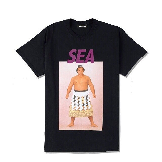 新品★WIND AND SEA × 千代の富士 T-SHIRT（BLACK）★