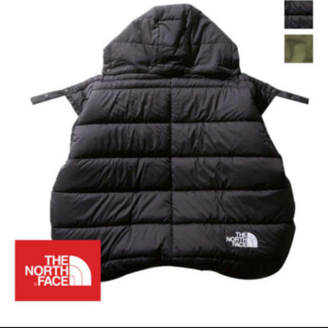 THE NORTH FACE(ザノースフェイス)のノースフェイス ベイビーシェルブランケット ブラック NNB71901 キッズ/ベビー/マタニティの外出/移動用品(抱っこひも/おんぶひも)の商品写真