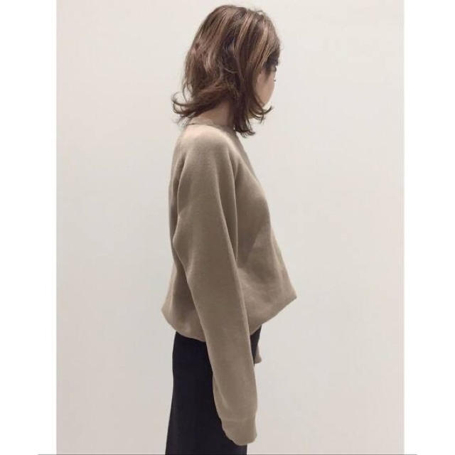 アパルトモン　Knit プルオーバー　カーキ　ドゥーズィエムクラス