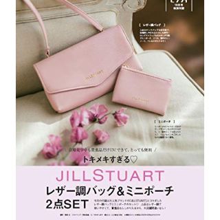 ジルスチュアート(JILLSTUART)の『即購入OK✨未使用』レザー調バッグ&ミニポーチ (ポーチ)