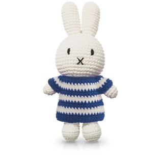 ミッフィー(miffy)の【ミッフィーあみぐるみ】夏ユトレヒト小児病院限定19cm青マリンボーダーオランダ(あみぐるみ)