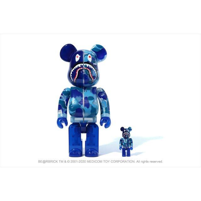 BE@RBRICK BAPE 100% & 400% ブルーの+atop.com.ar