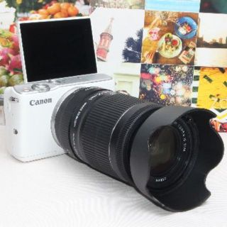 キヤノン(Canon)の❤️STMレンズ&予備バッテリー&カメラバッグ❤️Canon EOS M10❤️(ミラーレス一眼)
