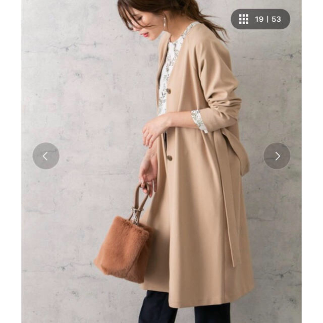 URBAN RESEARCH ROSSO - アーバンリサーチ ロッソ ノーカラーコート