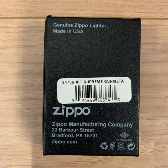 Supreme zippo デッドストック 新品未使用