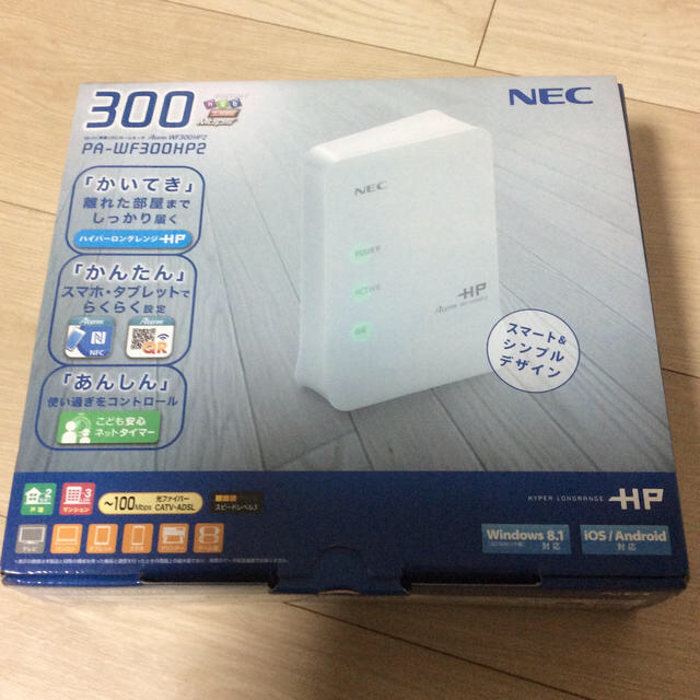 NEC(エヌイーシー)のWi -Fiルーター NEC スマホ/家電/カメラのPC/タブレット(PC周辺機器)の商品写真