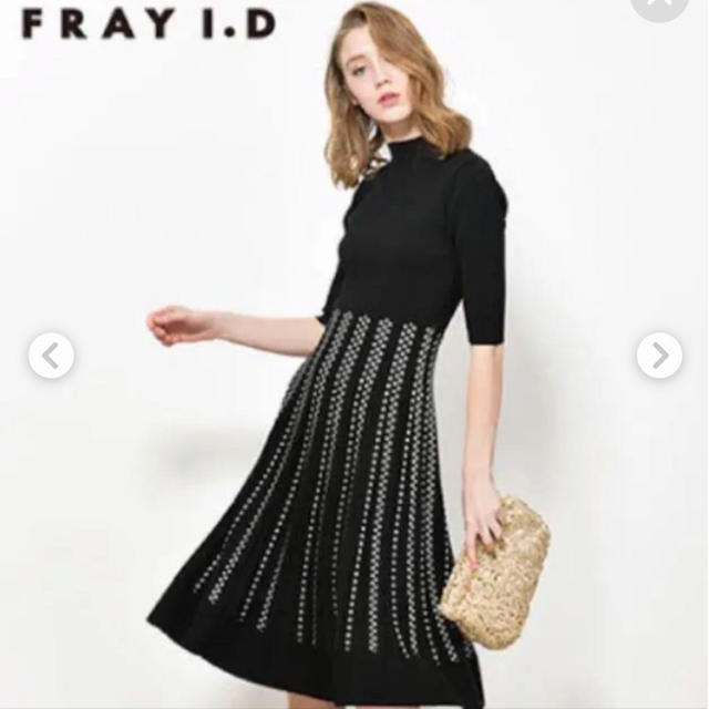 FRAY I.D(フレイアイディー)のFRAY I.D ニット ワンピース レディースのワンピース(ひざ丈ワンピース)の商品写真