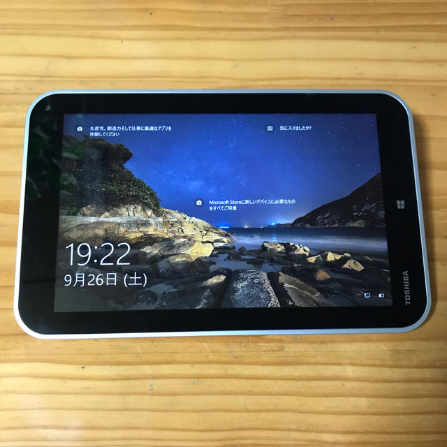 スマホ/家電/カメラTOSHIBA windows タブレットPC