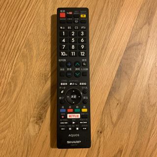 シャープ(SHARP)のSHARP テレビリモコン(その他)