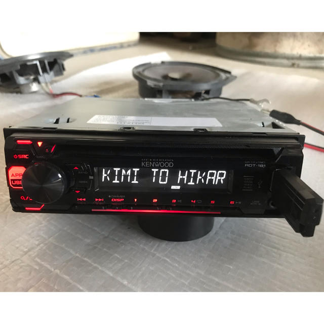 KENWOOD(ケンウッド)のケンウッド　CD/USB/AUXレシーバー　RDT-181  自動車/バイクの自動車(カーオーディオ)の商品写真