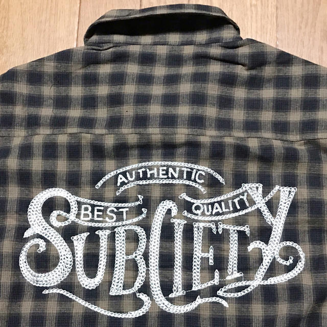 Subciety(サブサエティ)の未使用Subciety送料込サブサエティー定価1万5千円程シャツ新品ストリート系 メンズのトップス(シャツ)の商品写真