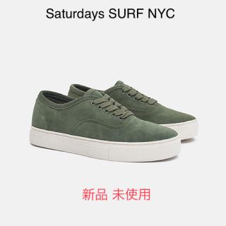 サタデーズサーフニューヨークシティー(SATURDAYS SURF NYC)の[HDR 様専用]Saturdays SURF NYC ダークオリーブ(スリッポン/モカシン)