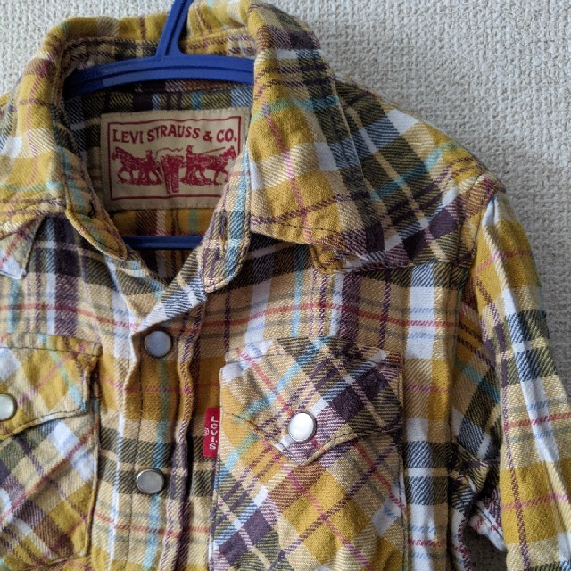 Levi's(リーバイス)のLEVI'S/110　ウエスタン ネルシャツ キッズ/ベビー/マタニティのキッズ服男の子用(90cm~)(ブラウス)の商品写真