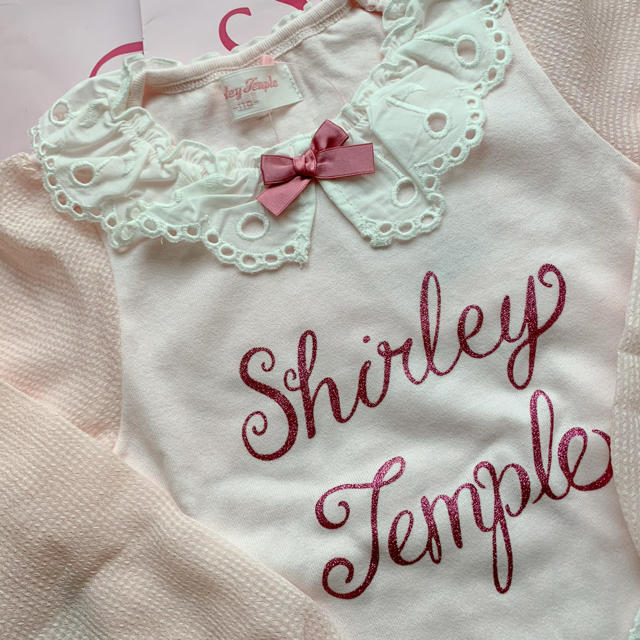 Shirley Temple(シャーリーテンプル)のシャーリーテンプル🎀カットソー　110センチ キッズ/ベビー/マタニティのキッズ服女の子用(90cm~)(Tシャツ/カットソー)の商品写真