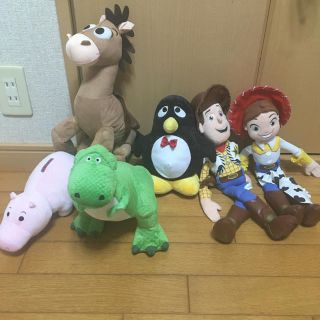 ディズニー(Disney)のトイストーリー　ぬいぐるみ6点(キャラクターグッズ)