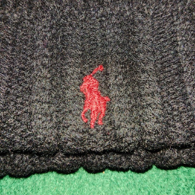 POLO RALPH LAUREN(ポロラルフローレン)のポロラルフローレンのニット帽  ブラック レディース レディースの帽子(ニット帽/ビーニー)の商品写真