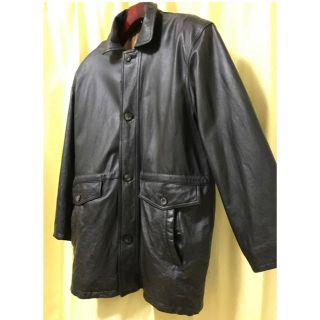 ヴァレンティノ(VALENTINO)の【羊皮革ジャン】GIANNI VALENTINO　Lサイズ　羊皮コート(レザージャケット)