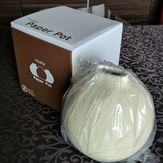 【新品未使用】Waabbit ペーパーポット アイボリー ティッシュケース  (ティッシュボックス)