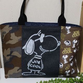 スヌーピー(SNOOPY)の☆スヌーピーハンドメイド☆トートバッグ(バッグ)