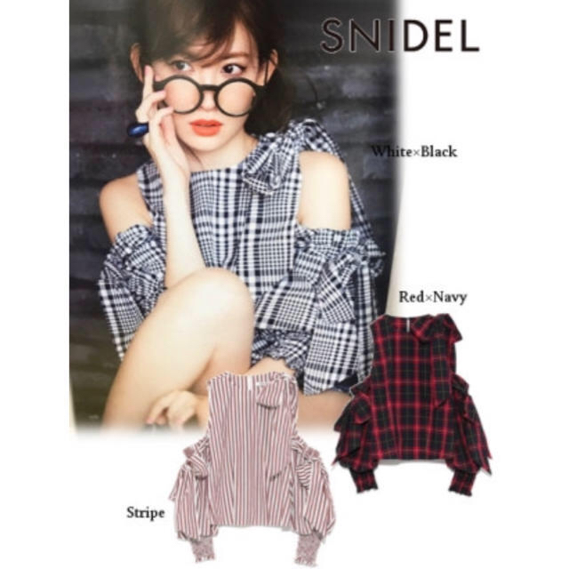 SNIDEL(スナイデル)の♡ SNIDEL リボンディティールブラウス　♡ レディースのトップス(シャツ/ブラウス(長袖/七分))の商品写真