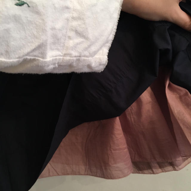 Drawer(ドゥロワー)のBLUE BIRD BOULEVARD ribbon skirt. レディースのスカート(ひざ丈スカート)の商品写真