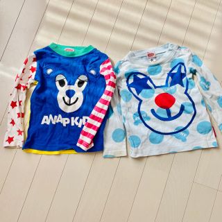 アナップキッズ(ANAP Kids)のANAP kids ロンT2枚セット　800円(Tシャツ/カットソー)