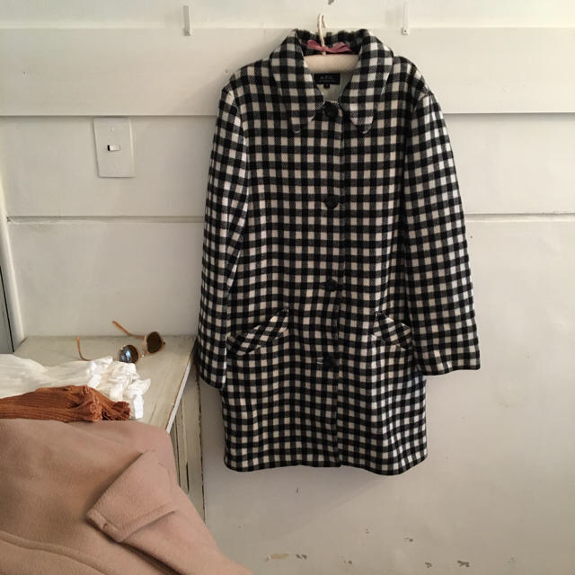 A.P.C. check coat.ジャケット/アウター