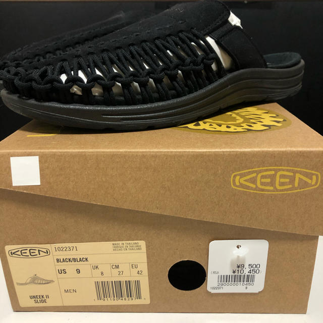 KEEN(キーン)のキーン  ユニーク 2 スライド　SLIDE 黒 27cm メンズの靴/シューズ(サンダル)の商品写真