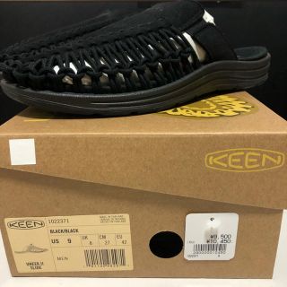 キーン(KEEN)のキーン  ユニーク 2 スライド　SLIDE 黒 27cm(サンダル)