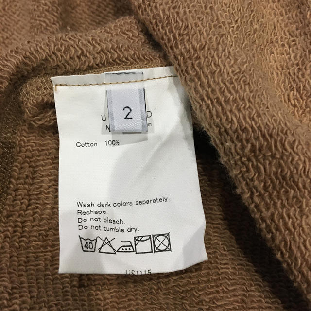 UNUSED(アンユーズド)のUNUSED スエットシャツ　sweat shirt サイズ2 メンズのトップス(スウェット)の商品写真