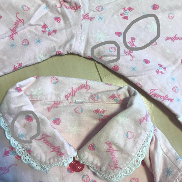 ジュエルペット(ジュエルペット)のジュエルペット　ピンクパジャマ　110センチ キッズ/ベビー/マタニティのキッズ服女の子用(90cm~)(パジャマ)の商品写真