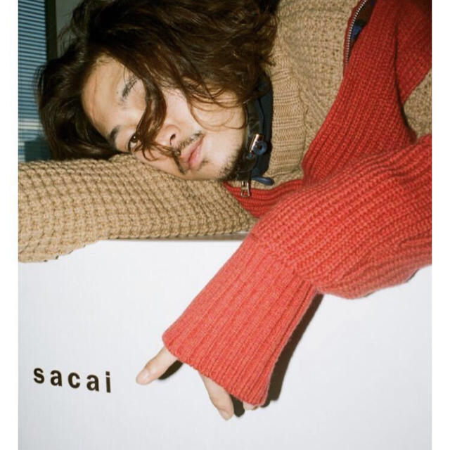 sacai - 19AW sacai ジップアタッチメントニット 未使用品 サイズ1 窪