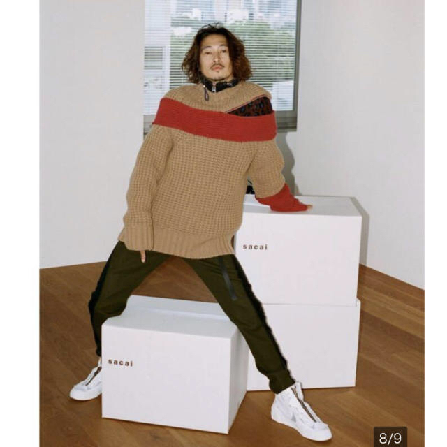 sacai - 19AW sacai ジップアタッチメントニット 未使用品 sacai - 19AW sacai ジップアタッチメントニット 未使用品